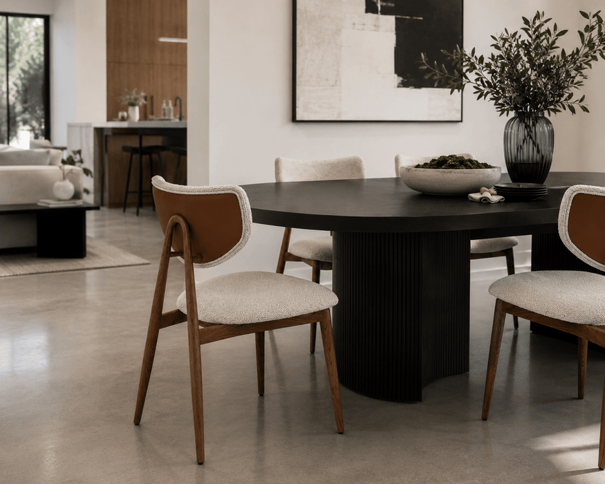 FOSHXTEN Felix Dining Chair-Beige discounted furniture in Adelaide