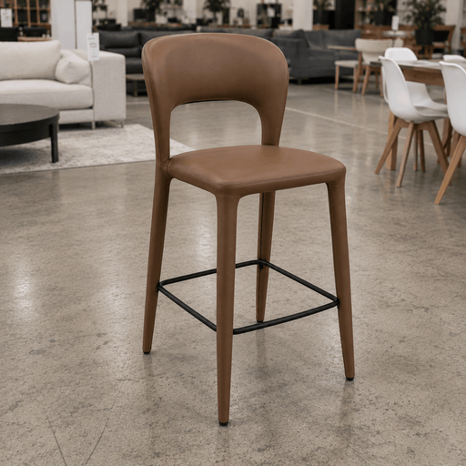 FOSHXTEN Maeve Bar Stool-Latte discounted furniture in Adelaide
