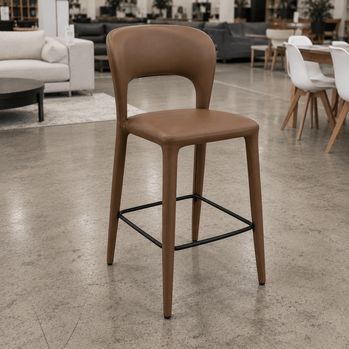 FOSHXTEN Maeve Bar Stool-Latte discounted furniture in Adelaide