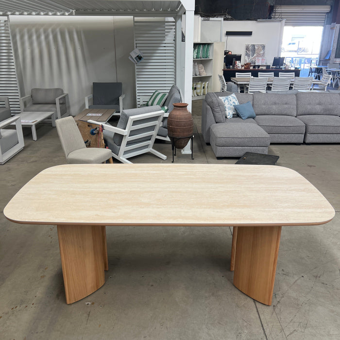 CORAL Lilly Dining Table Sintered Stone 240cm discounted furniture in Adelaide