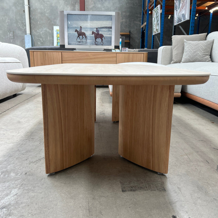 CORAL Lilly Coffee Table Sintered Stone discounted furniture in Adelaide