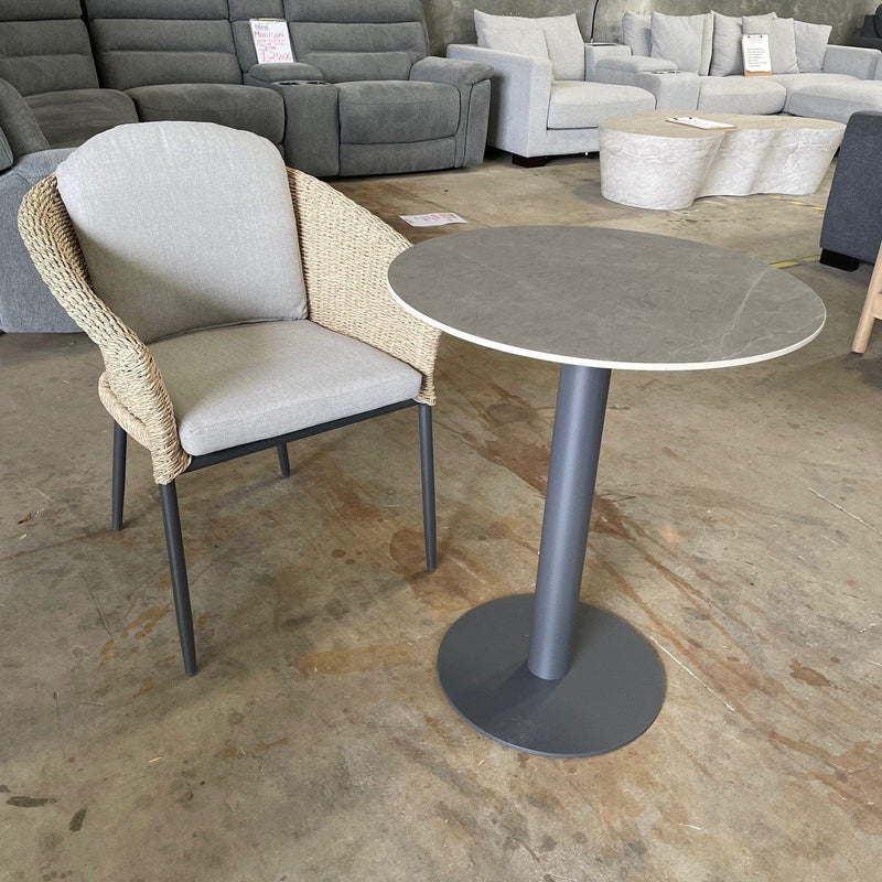 GOODUSD Dome Bistro Table- Gunmetal discounted furniture in Adelaide