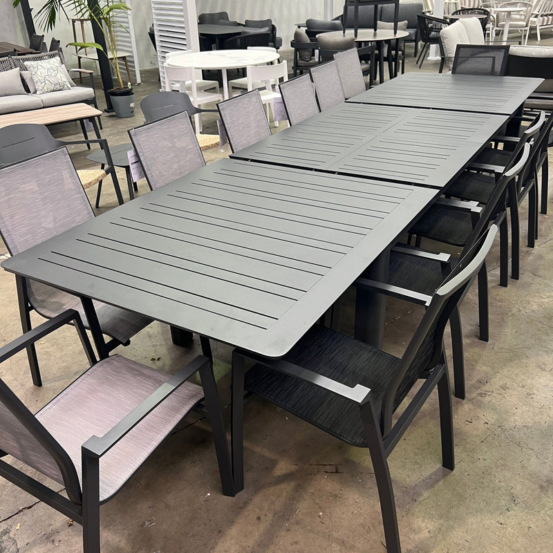 GOODUSD Picque Outdoor Extension Table-Gunmetal discounted furniture in Adelaide