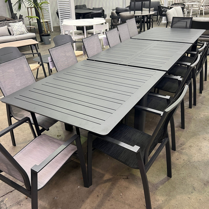 GOODUSD Picque Outdoor Extension Table-Gunmetal discounted furniture in Adelaide