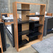 Australian Furniture Warehouse Graceland Wall Unit Black/Natural discounted furniture in Adelaide