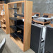 Australian Furniture Warehouse Graceland Wall Unit Black/Natural discounted furniture in Adelaide