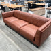 CORAL Santorini 3 Seat Sofa - Leather Tan discounted furniture in Adelaide