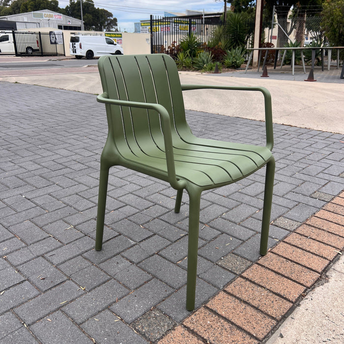 TASTE Lenny Chair With Arms-Green discounted furniture in Adelaide