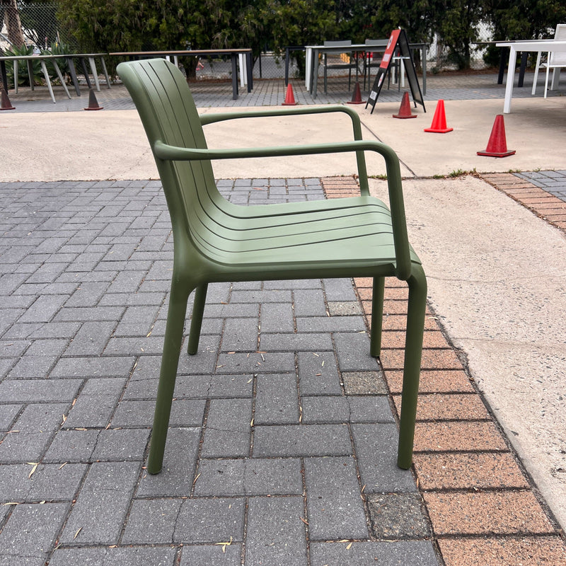 TASTE Lenny Chair With Arms-Green discounted furniture in Adelaide
