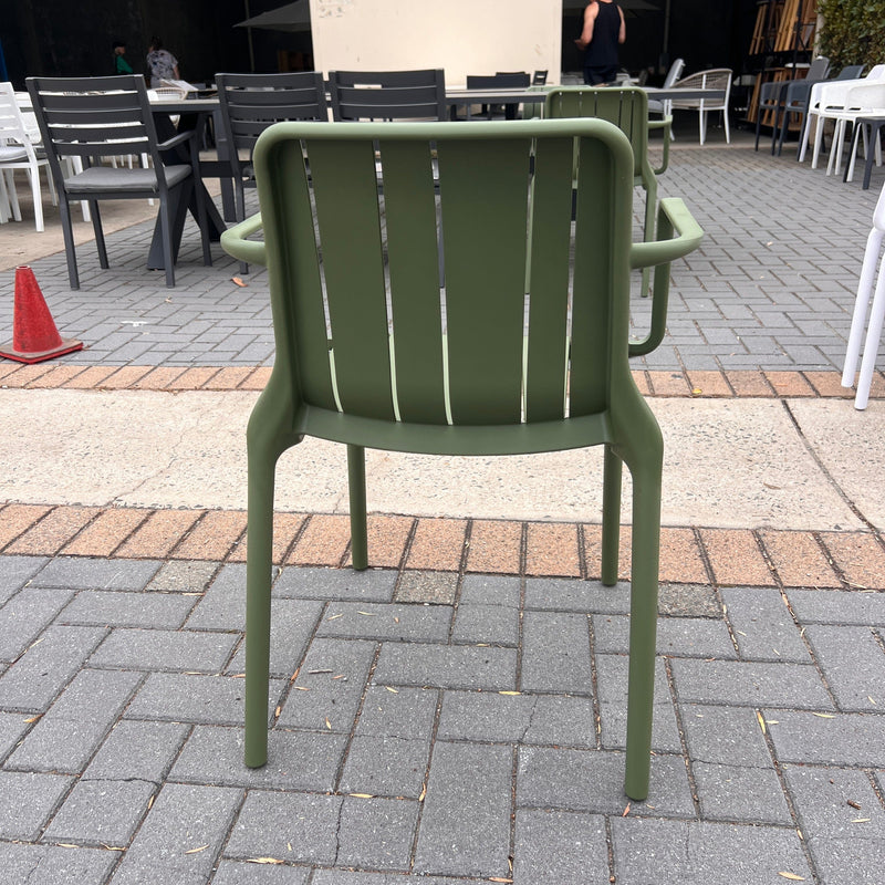 TASTE Lenny Chair With Arms-Green discounted furniture in Adelaide