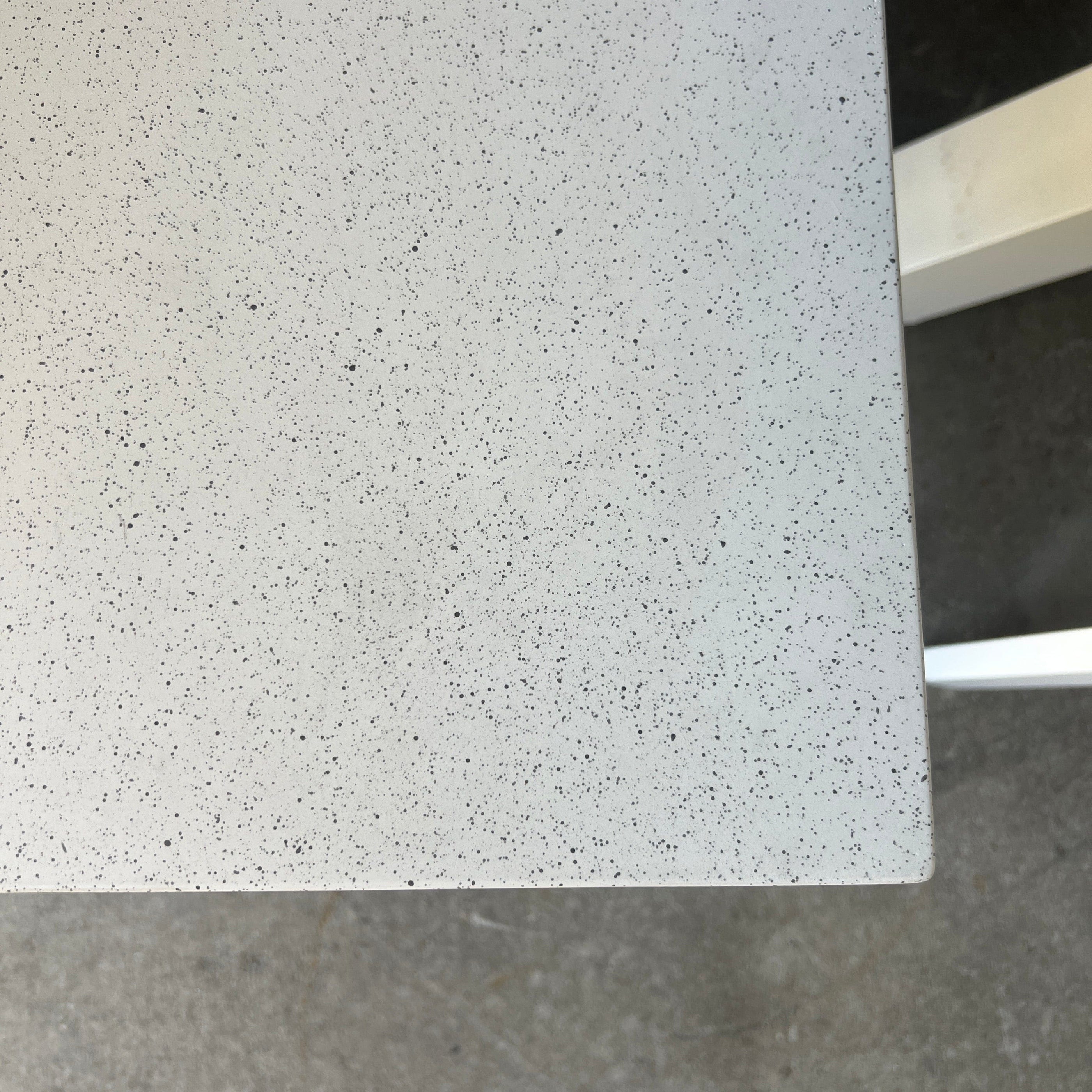Switch bench terrazzo white legs — Australian Furniture Warehouse