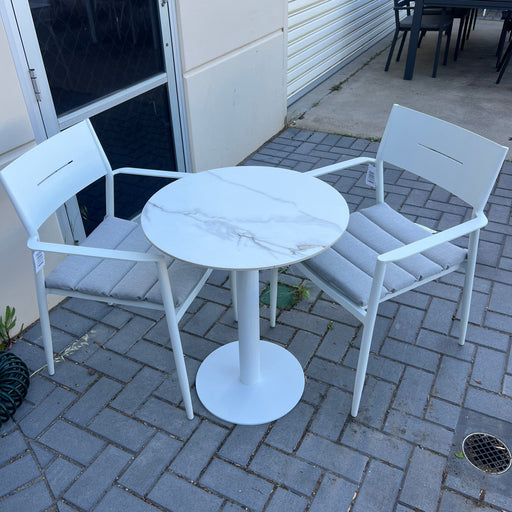 GOODUSD Dome Bistro 3 Pce Set - White discounted furniture in Adelaide