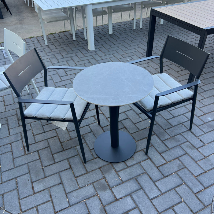 GOODUSD Dome Bistro 3 Pce Set - Gunmetal discounted furniture in Adelaide