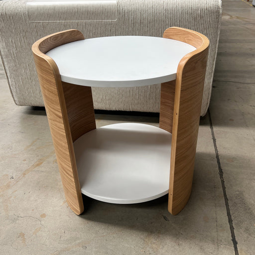 DIAMOND Malmo Lamp Table-Natural White discounted furniture in Adelaide