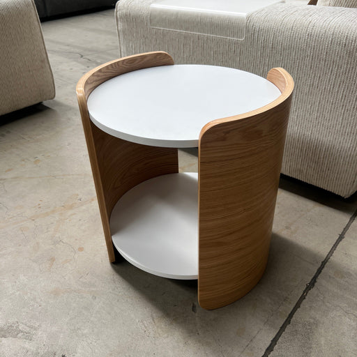 DIAMOND Malmo Lamp Table-Natural White discounted furniture in Adelaide