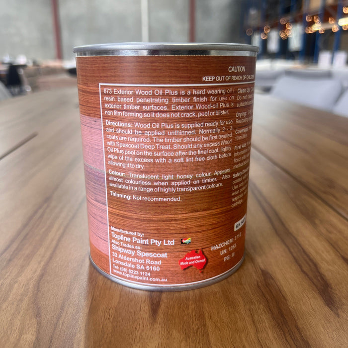 TASTE Wood Plus Outdoor Oil discounted furniture in Adelaide