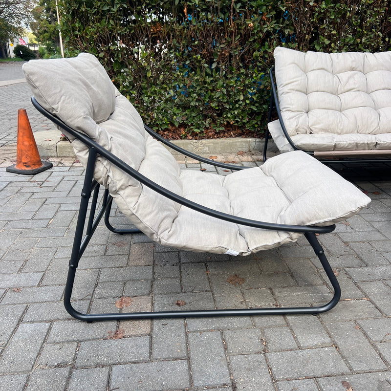 GOODUSD Stratus 5pce Outdoor Lounge-Black discounted furniture in Adelaide