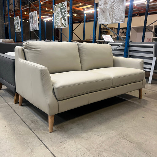 Australian Furniture Warehouse Seaton 3 Seat Sofa-Wheat Leather discounted furniture in Adelaide