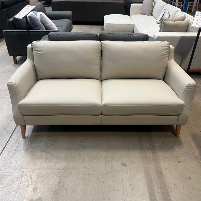 Australian Furniture Warehouse Seaton 3 Seat Sofa-Wheat Leather discounted furniture in Adelaide