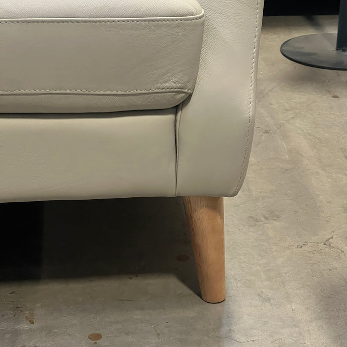 Australian Furniture Warehouse Seaton 3 Seat Sofa-Wheat Leather discounted furniture in Adelaide