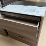INSATO Barina Tallboy-Urban Walnut discounted furniture in Adelaide