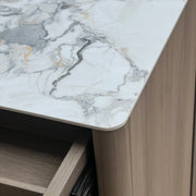 INSATO Barina Tallboy-Urban Walnut discounted furniture in Adelaide