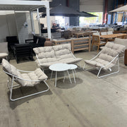 GOODUSD Stratus 5pce Outdoor Lounge-White discounted furniture in Adelaide