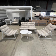GOODUSD Stratus 5pce Outdoor Lounge-White discounted furniture in Adelaide