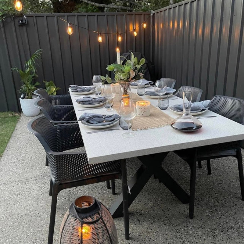 GOOD Switch Table Industrial Gunmetal Leg discounted furniture in Adelaide