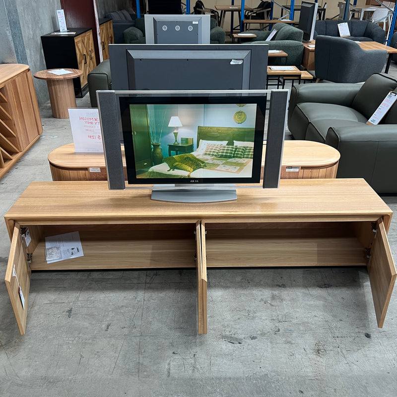 XIETONG Burnie TV Unit-Tassie Oak discounted furniture in Adelaide