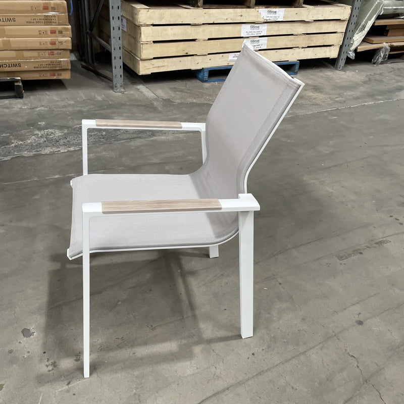 GOODUSD Imperial Padded Dining Chair-White discounted furniture in Adelaide