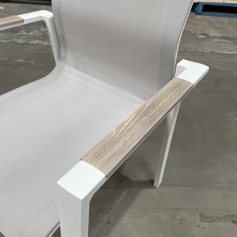 GOODUSD Imperial Padded Dining Chair-White discounted furniture in Adelaide