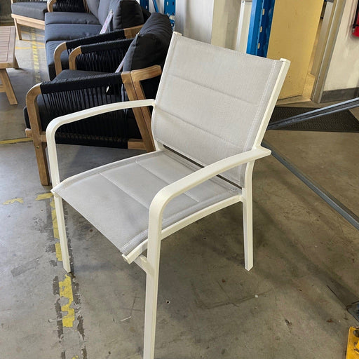 GOODUSD Mantra Dining Chair Padded White discounted furniture in Adelaide