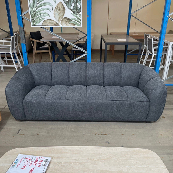 EMBRACE Osbourne 3 seat sofa-Charcoal discounted furniture in Adelaide