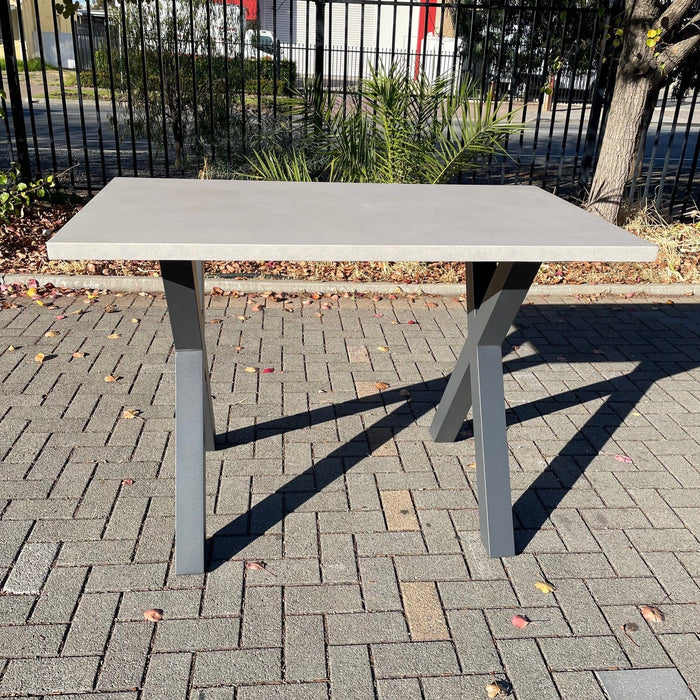 GOOD Switch Bar Table Industrial Gunmetal leg discounted furniture in Adelaide