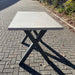 GOOD Switch Bar Table Industrial Gunmetal leg discounted furniture in Adelaide