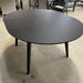 TASTE Alba Oval Extension Table -Black discounted furniture in Adelaide