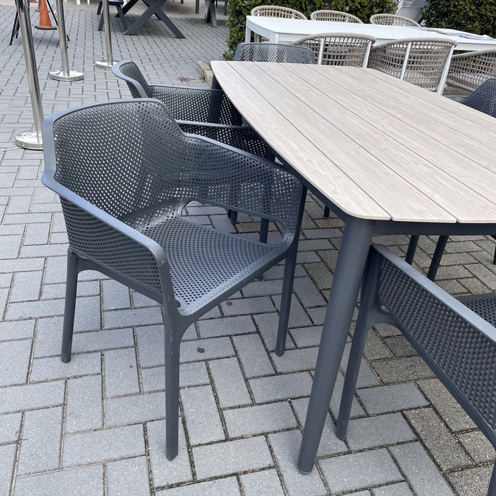 GOODUSD Alfie 7 Pce Outdoor Dining Suite-Char discounted furniture in Adelaide