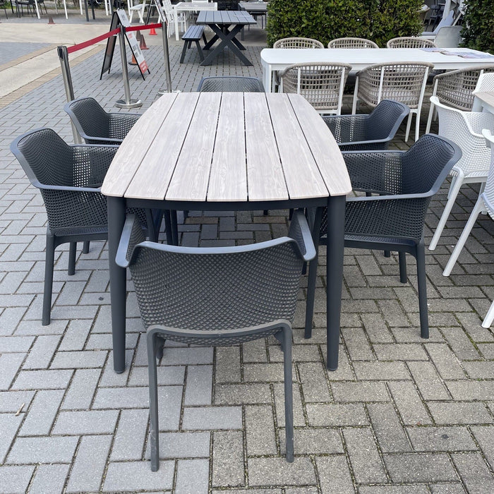 GOODUSD Alfie 7 Pce Outdoor Dining Suite-Char discounted furniture in Adelaide