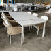 Australian Furniture Warehouse Alfie 7Pce Dining Suite-Ceramic White discounted furniture in Adelaide
