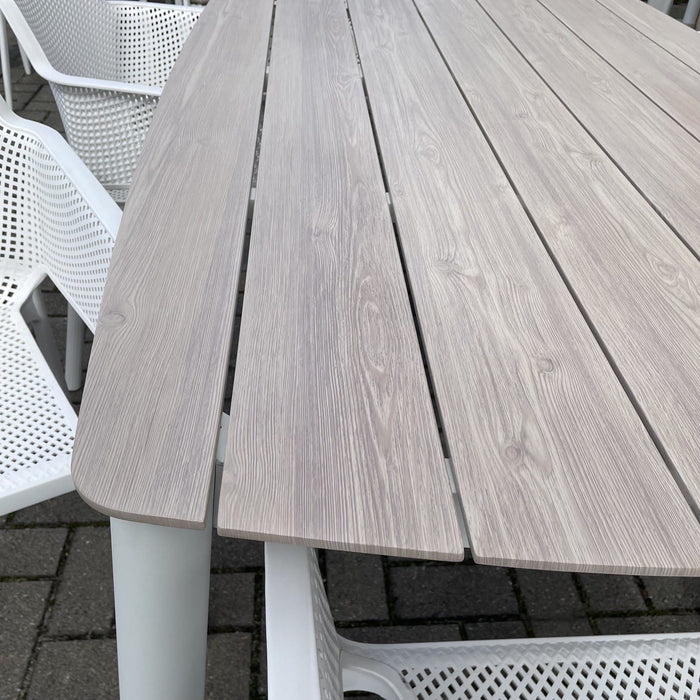 GOODUSD Alfie 7 Pce Outdoor Dining Suite-White discounted furniture in Adelaide