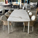 Australian Furniture Warehouse Alfie 7Pce Dining Suite-Ceramic White discounted furniture in Adelaide