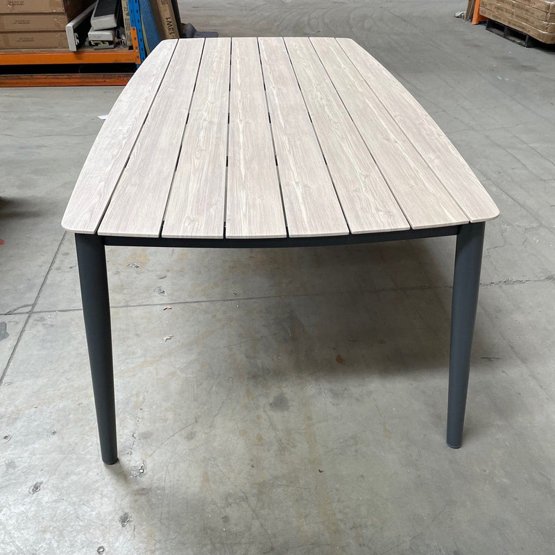 GOODUSD Alfie Dining Table 180cm-Wood Look Gun discounted furniture in Adelaide