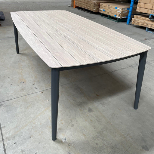 GOODUSD Alfie Dining Table 180cm-Wood Look Gun discounted furniture in Adelaide
