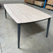 GOODUSD Alfie Dining Table 180cm-Wood Look Gun discounted furniture in Adelaide