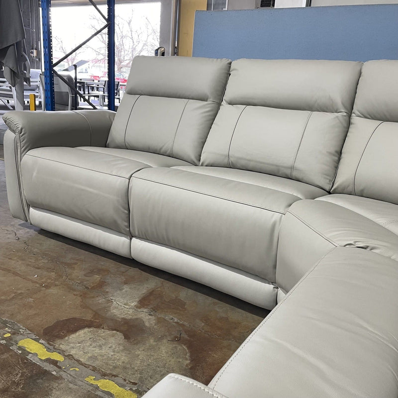 MANWAH Ava Corner Electric Recliner-Sea Spray discounted furniture in Adelaide