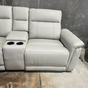 MANWAH Ava Corner Electric Recliner-Sea Spray discounted furniture in Adelaide