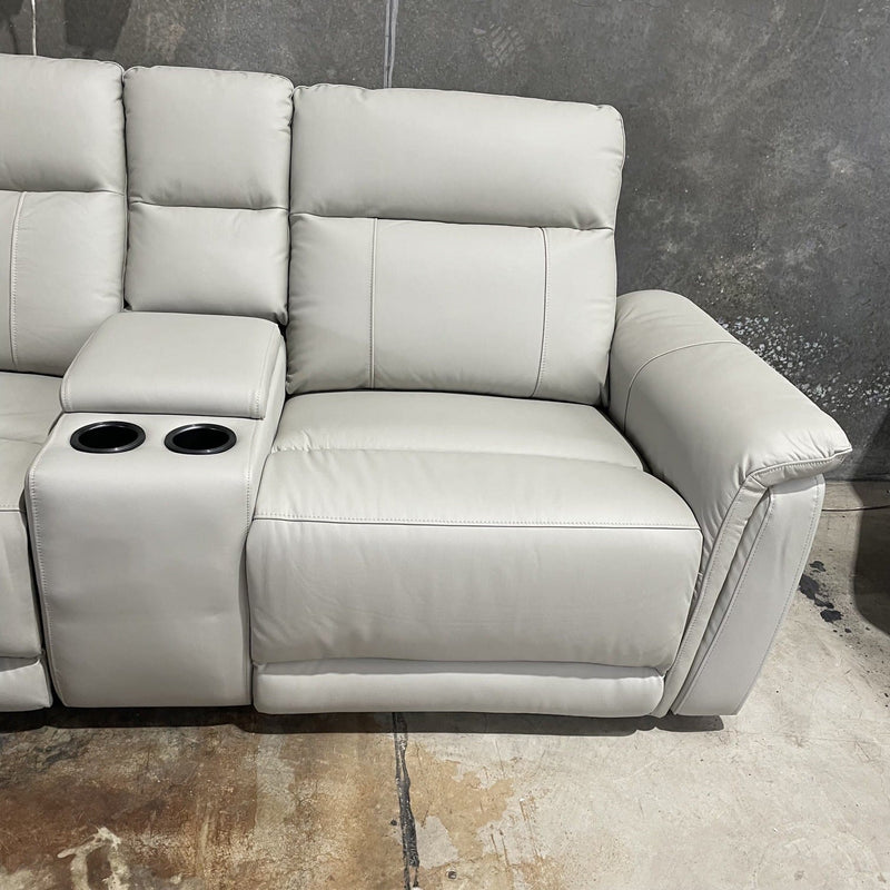 MANWAH Ava Corner Electric Recliner-Sea Spray discounted furniture in Adelaide