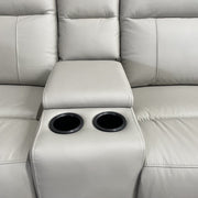 MANWAH Ava Corner Electric Recliner-Sea Spray discounted furniture in Adelaide
