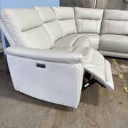 MANWAH Ava Corner Electric Recliner-Sea Spray discounted furniture in Adelaide